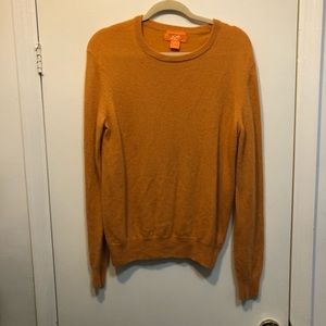 Orange 100% cashmere sweater